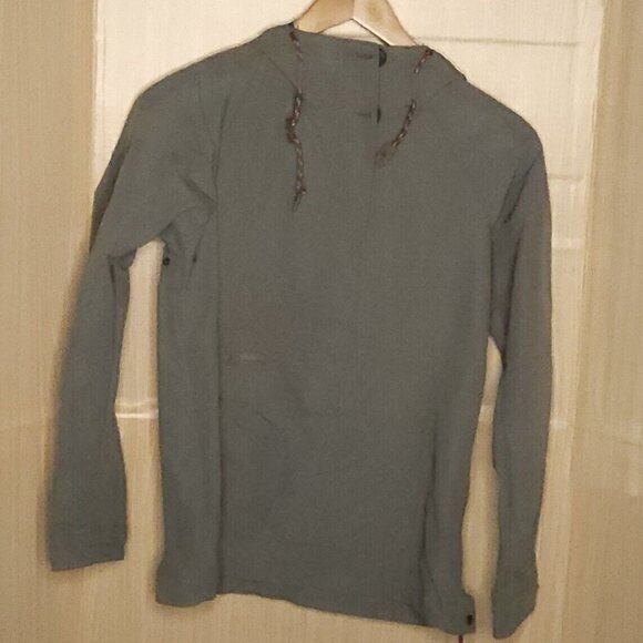 Columbia Mens Sage Green Hooded Pullover Jacket Medium - Picture 1 of 6
